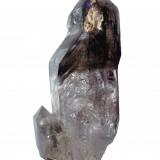 Smoky and Amethyst Quartz. 13,5x6x3,5 cm. (Author: José Miguel)