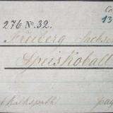 Senator F.J. Kessler (Frankfurt) label of a Chloanthite from Brand-Erbisdorf near Freiberg, Saxony. About 1880. (Author: Andreas Gerstenberg)