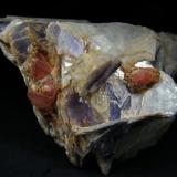 Pezzottaite on lepidolite, Sakavalana mine, Madagascar

Size 80 x 67 x 55 mm (Author: olelukoe)