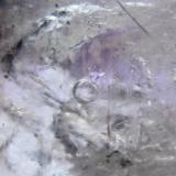 Amethyst and Smoky Quartz. 11x3,2x2,5 cm.  Water bubble. (Author: José Miguel)