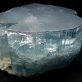 XL (1,33 kg weight) Light-Blue with light-pink cap  tourmaline from Afghanistan, Paprok locality

Size 105 x 100 x 63 mm (Author: olelukoe)