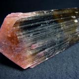 XL Polychromic tourmaline crystal with perfect termination, Russia, Chitinskaya oblast., Malkhan pegmatite field, Sosedka vien.

Size 42 &#1093; 41 &#1093; 111 mm (Author: olelukoe)