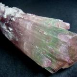 Tourmaline crystal from Afghanistan, Paprok locality

Size 140 x 50 x 45 mm (Author: olelukoe)