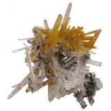 Quartz crystal cluster, from Lechang miner, Guangdong, China. It weighs 5,3 grams and measures 38mm by 35mm by 25mm. (Author: Paul S)