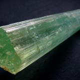 XL Light-green, polychromic  beryl crystal, Sherlovaya Gora, Adun-Cholon Range, Nerchinsk Mines, Buryatia Republic, Zabaykalye, Eastern-Siberian Region, Russia

Size 185 х 32 х 34 mm (Author: olelukoe)