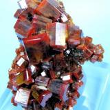 Vanadinite
ACF Mine, Mibladen, Midelt, Khénifra, Meknès-Tafilalet, Morocco
62 mm x 48 mm. Major crystal: 11.5 mm wide edge to edge (Author: Carles Millan)