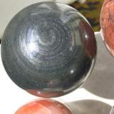 Handmade  sphere, 85mm
Hematite with effect of Aventurin (Specularite) (Author: farmukanx)