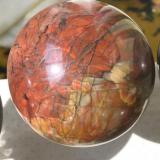 Handmade sphere, 95mm
Quartz with iron hydro-oxide (Author: farmukanx)
