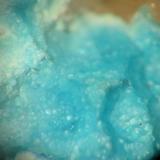 Blue mansfieldite on quartz from Himmelfahrt mine, Neubulach, Black Forest, Baden-Wurttemberg. (Author: Andreas Gerstenberg)