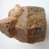 6 x 5 cm brown grossulare from Hohe Waid near Schriesheim, Odenwald, Baden-Württemberg. It´s not a beauty, however, but for a German locality this is a huge garnet crystal. Maybe there are more but I only know a single German place that gave bigger garnets: Irchenrieth near Weiden, Bavaria. By 1900 almandin crystals up to 20 cm in diameter were found in a pegmatite mine. (Author: Andreas Gerstenberg)