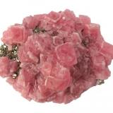 Rhodochrosite with Pyrite. 6.5x4.5x2.5 (Author: José Miguel)