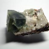 Fluorita. Cubo 2,4cm arista. Minas de Sant Marçal, Montseny, Barcelona (Autor: Sergio)