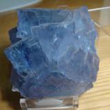 Fluorita. cantera la viesca. 8 cm (Autor: nimfiara)