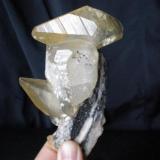 Calcita Mina La Cuerre La Florida Valdáliga Cantabria cristal superior 7cm (Autor: PabloR)