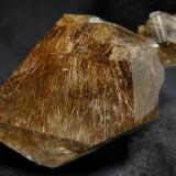 Rutilated quartz crystal (new found), from Tyoplaya Gora, Ust&rsquo;-Tiskos, Gornozavodskii area, Permskaya Oblast&rsquo;, Middle Urals, Urals Region, Russia

Size 70 x 56 x 40 mm (Author: olelukoe)
