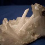 This Scolecite is the only mineral specimen I have from Iceland, from Teigarhorn, Berufjord. the field of view is close to 2" (5.08cm) (Author: Jim Prentiss)