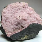 Rhodochrosite, Schlossberg mine, Geisenheim, Taunus Mts., Hesse, Germany. Size is 6.8 x 7.2 x 4.5 cm. (Author: Montanpark)