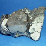 GalenaEl Cobre vein, El Cobre-Igualdad-Matacabras group of mines, Matacabras-Dehesa de las Yeguas, Bailén-Guarromán-Linares, Comarca Sierra Morena, Jaén, Andalusia, SpainPieza 8x5cm. (Autor: Nieves)