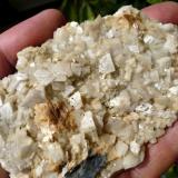 CalcitaSotiel Mining Group, Sotiel Coronada, Calañas, Comarca El Andévalo, Huelva, Andalusia, Spain10 x 6 cm. (Autor: nerofis2)