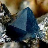 CuarzoYacimiento de Cuarzos azules, Cabezo Agudo, Los Vives, Orihuela, Comarca Vega Baja del Segura, Alicante / Alacant, Comunidad Valenciana / Comunitat Valenciana, EspañaCristal de 4 mm. (Autor: Rafa Muñoz(mineralvarado))