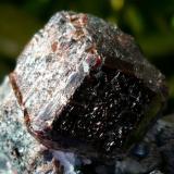 Granate (grupo)Cala Mines, Cala, Comarca Sierra de Huelva, Huelva, Andalusia, SpainCristal 2 cm. (Autor: nerofis2)