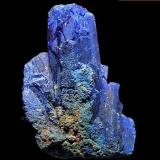 Azurita
Mina Francisca, Binifabini, Mercadal, Menorca.
Tamaño: 1,6 x 1,3 cm.
Foto y ejemplar: Nacho (Autor: Jordi Fabre)