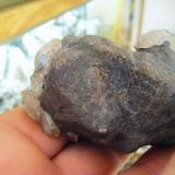 Galena con CuarzoLos Pajaritos-Cabezo de Don Juan Ravine, Llano del Beal, Cartagena, Comarca Campo de Cartagena, Region of Murcia (Murcia), Spain8x5 cm (Autor: pardominer)