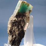 Esmeralda, longitud cristal 5 cm. La Franqueira. (Autor: Echevarria)