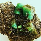 Berilo (variedad esmeralda)Emerald Deposit, A Franqueira, A Cañiza, Comarca Paradanta, Pontevedra, Galicia / Galiza, Spain9,5 cm x 7 cm x 5,5 cm (Autor: Nacho)