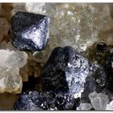 GalenaSan Carlos Mine, Hiendelaencina, Comarca Serranía de Guadalajara, Guadalajara, Castilla-La Mancha, SpainEncuadre 6 mm. (Autor: Rafa Muñoz(mineralvarado))