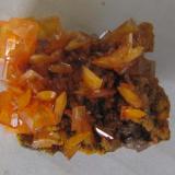 Wulfenite, Rowley Mine, Maricopa Co., Arizona. small minature (Author: Peter Megaw)