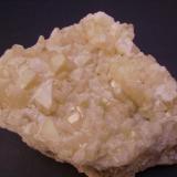 Colemanite. Boron, Kern Co., California. 11 x 7,5 cm. Crystals up to 1,5 cm. Ex Dr. Krantz collection. (Author: Antonio Alcaide)