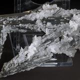 Stibnite with Barite
Murray Mine
Elko County, Nevada
Specimen size 8.5 x3.8 cm. (Author: am mizunaka)