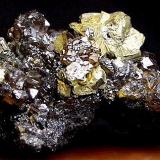 Chalcopyrite with Sphalerite

Commodore Mine
Creede District
Creede
Mineral County, Colorado
United States of America

4.5 x 7.0 cm overall
2.5 cm Chalcopyrite

These were produced about 5 or 6 years ago. (Author: GneissWare)