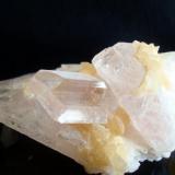 Danburite (some gemmy crystals) Locality: Charcas, San Luis Potosí, México size: 9cm x 5cm x 4.6cm (Author: Luis Domínguez)