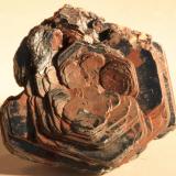 Hematite var. Iron rose - 4,5 cm X 1,5 cm X 3,5 cm
Lustrous metallic platy hexagonal hematite crystals in a concave formation
Ouro Preto, Minas Gerais, Brazil. (Author: silvio steinhaus)