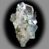 Fluorite/Quartz, Yaogangxian Mine, Yizhang County, Chenzhou Prefecture, Hunan Province, China. It is 7 x 4 x 2 cm. (Author: Samuel)