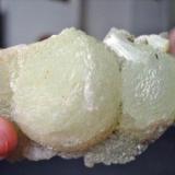 Prehnite. Oficarsa Quarry. Carchelejo. Jaén. Andalusia. Spain. 7 cm. (Author: nimfiara)