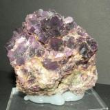 Fluorite. Cuetu l&rsquo;Aspa. Berbes. Asturias. Spain. 8 cm. (Author: nimfiara)