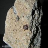 Almandine garnet. El Hoyazo. Níjar. Almería. Andalusia. Spain. Crystal 4 mm (Author: nimfiara)