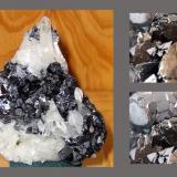 Galena, Sphalerite and Quartz, Stari Trg Mine, Trepca Complex, Trepca Valley, Kosovska Mitrovica, Kosovo. 12 x 9 x 4 cm. (Author: Samuel)