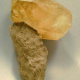 Doubly terminated Calcite
Berry Materials quarry, North Vernon, Indiana, USA 
Specimen size: 4.2 × 6.5 cm.
Photo: Reference Specimens (Author: Jordi Fabre)