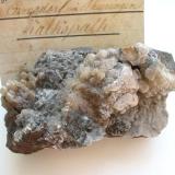 Calcite on siderite from Kamsdorf, Thuringia. Ex Kessler collection. Sample width: 8 cm. (Author: Andreas Gerstenberg)