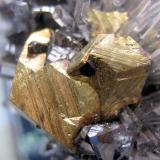 Penetrating Chalcopyrite Crystals (Author: Samuel)