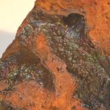 Goethita Irisada (detalle de la pieza anterior) - Mines de Can Palomeres, Malgrat de Mar, El Maresme, Barcelona, Catalunya, España
Medidas: 9,5x6,5x4 cms (Autor: Joan Martinez Bruguera)