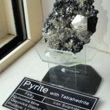 Pyrite with Tetrahedrite. Quiruvilca Mine, Quiruvilca District, Santiago de Chuco Province, La Libertad Department, Peru. 9 s 6 x 3 cm. (Author: Lumaes)