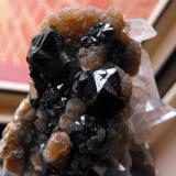 Cassiterites with Arsenopyrite, mica and quartz. Yaogangxian Mine, Yizhang County, Chenzhou Prefecture, Hunan Province, China. 9 x 6 x 4 cm. (Author: Lumaes)