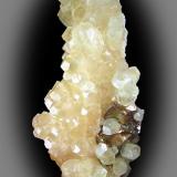 Calcite on Pyrite, Shangbao Pyrite Mine, Leiyang County, Hengyang Prefecture, Hunan Province, China. 14 x 6 x 5 cm. (Author: Lumaes)