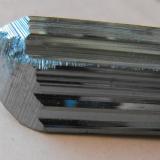 Stibnite. Wuning mine, near Qingjian village, Mt. Tuobei,  Wuning County, Jiangxi, China.  14.5 X 3.5 X 3.0 (Author: Lumaes)