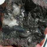 PirolusitaCala Mines, Cala, Comarca Sierra de Huelva, Huelva, Andalusia, Spain7x7 cm (Autor: nerofis2)